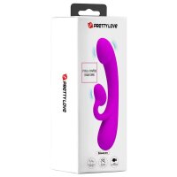 Pretty Love Sincere Silikon Vibrator mit Klitoris Stimulation pink