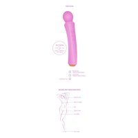 XOCOON massage stick curved fuchsia