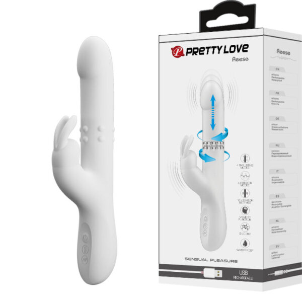 Pretty Love Rabbit Vibrator crystal clear