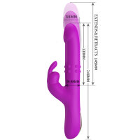 Pretty Love Rabbit Vibrator purple