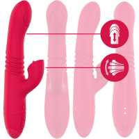 Intense Multifunction Vibrator with red Tongue