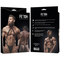 Fetish Submissive Attitude - Eco Leather Jock Strap Harness Men OS