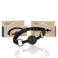 Intense gag made from vegan leather