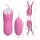 Pretty Love Elektroschlag Nippelklemmen und Vibro Ei rosa