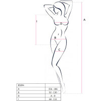 Passion bodysuit one size white