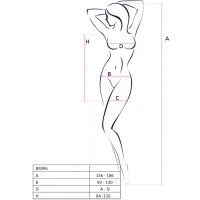 Passion Bodystocking Minikleid Onesize rot