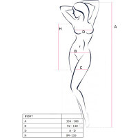 Passion Bodystocking Minikleid Onesize schwarz