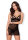 865 Chemise & Thong Black S/M