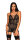 Basitta Chemise & Thong Black S/M - L/XL