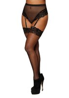 High Waisted Garter Thong S - XL
