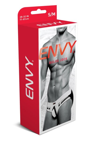 Envy Bulge Jock White S/M - L/XL