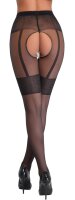Cottelli LEGWARE - Crotchless Tights Size 2