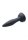 XR Brands Turbo Ass Spinner Silicone Anal Plug with Vibration and Remote Control black