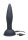 XR Brands Turbo Ass Spinner Silicone Anal Plug with Vibration and Remote Control black