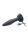 XR Brands Turbo Ass Spinner Silicone Anal Plug with Vibration and Remote Control black