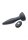 XR Brands Turbo Ass Spinner Silicone Anal Plug with Vibration and Remote Control black