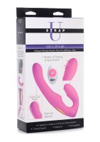 XR Brands U-Pulse Pulsierender Vibro Strap-On rosa