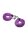 XR Brands faux fur handcuffs purple