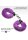 XR Brands faux fur handcuffs purple