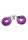 XR Brands faux fur handcuffs purple