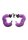 XR Brands faux fur handcuffs purple