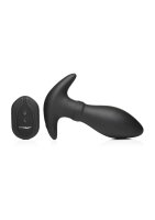 Thunder Plugs Rim Slide Sliding Ring Silicone Butt Plug Black