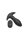 Thunder Plugs Rim Slide Sliding Ring Silicone Butt Plug Black