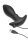 Thunder Plugs Rim Slide Sliding Ring Silicone Butt Plug Black
