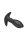 Thunder Plugs Rim Slide Sliding Ring Silicone Butt Plug Black