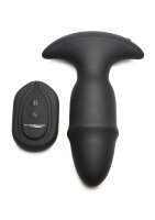 Thunder Plugs Butt Slider Sliding Ring Silicone Missile Plug Black