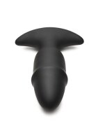 Thunder Plugs Butt Slider Sliding Ring Silicone Missile Plug Black
