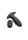 Thunder Plugs Butt Slider Sliding Ring Silicone Missile Plug Black