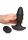 Thunder Plugs Butt Slider Sliding Ring Silicone Missile Plug Black