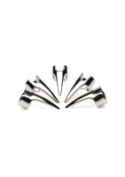 XR Brands claw rings 5 pieces silver