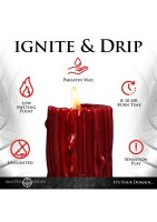 XR Brands thorn drip candle red