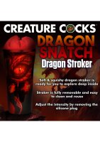 XR Brands Dragon Masturbator red