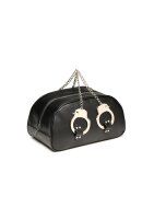 XR Brands Tasche mit Handschellen Griffe schwarz