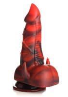 XR Brands Devil Demon Dildo red