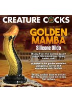 XR Brands Snake Dildo gold