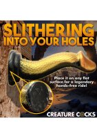 XR Brands Snake Dildo gold