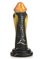 XR Brands Snake Dildo gold