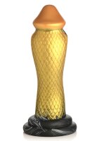XR Brands Snake Dildo gold
