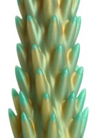 XR Brands Stegosaurus-Kaktus-Reptil Silikon Dildo gr&uuml;n