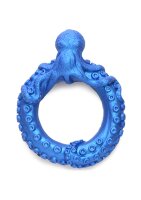 XR Brands Poseidons Octo penis ring made of silicone blue