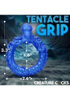 XR Brands Poseidons Octo penis ring made of silicone blue