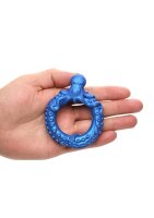 XR Brands Poseidons Octo penis ring made of silicone blue