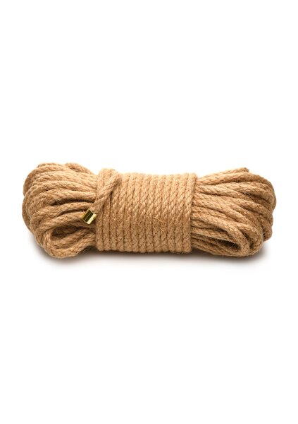 XR Brands Premium braided jute rope 30 cm brown