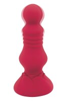 Sectret kisses rosebud anal plug red 4.1 cm