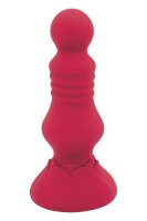 Sectret kisses rosebud anal plug red 4.1 cm