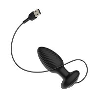 Nexus Tornado Butt Plug Medium Black 3,98 cm